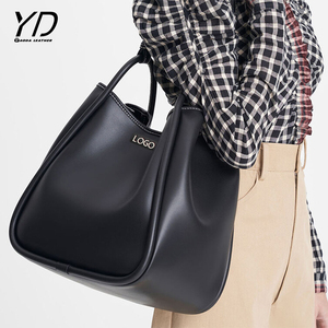 Women Fashion Handbags Clutches Vegan Leather Handbag Custom Logo Large <strong>Shoulder</strong> <strong>Bag</strong> Tubular <strong>Slouchy</strong> Tote <strong>Bag</strong> - Product Image 5