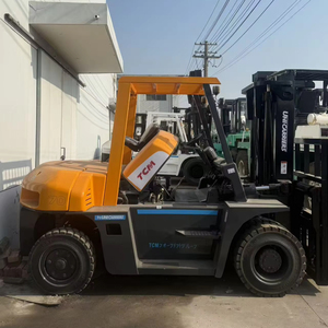 Japan Original <b>Used</b> Forklift Truck Diesel 7 Ton TCM FD70 Powered <b>Pallet</b> Stacker Mitsubishi/Heli/ Engine Side Shift Retail - Product Image 1