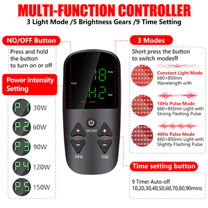 Đầy đủ cơ thể 1300pcs Ba chip 660nm :850 = 1:2 3900smd liệu pháp ánh sáng đỏ Mat 660nm 850nm ánh sáng hồng ngoại chăn - Product Image 5
