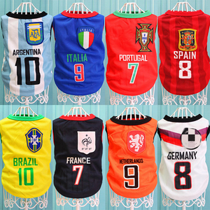 เสื้อฟุตบอลสุนัขแบบกำหนดเอง เสื้อฟุตบอล เสื้อบาสเกตบอลสำหรับสัตว์เลี้ยง เสื้อกีฬาสำหรับสุนัข เสื้อฟุตบอลสุนัข - Product Image 5