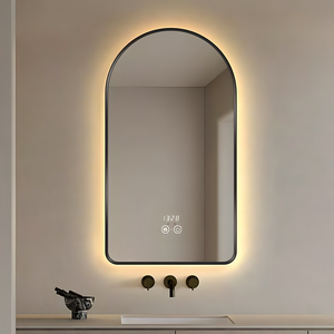 Miroir <span class=keywords><strong>de</strong></span> <span class=keywords><strong>salle</strong></span> <span class=keywords><strong>de</strong></span> <span class=keywords><strong>bain</strong></span> LED rétroéclairé à commande tactile avec anti-buée, vente en gros directe usine pour l'hôtellerie (approvisionnement en gros) - Product Image 2