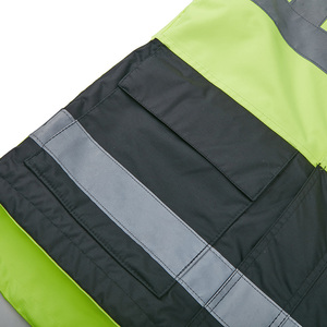 300D PU Tráng Không Thấm Nước Windproof Phản Quang An Toàn Áo Khoác Mùa Đông Áo Khả năng Hiển 2020 Cao ANSI/Isea 107 Lớp 3 - Product Image 5