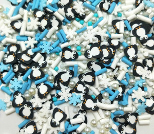 100g de pâte polymère de Noël de haute qualité, mélange de tranches d'œufs de Pâques en argile, pour slime, artisanat en résine et bricolage - Product Image 3