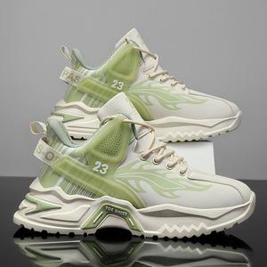 Nuove <span class=keywords><strong>Scarpe</strong></span> Casual da Uomo Autunno-Inverno, Sneakers Sportive con Suola Spessa, <span class=keywords><strong>Scarpe</strong></span> in Pelle per Corsa e Passeggio in Taglie Grandi - Product Image 3