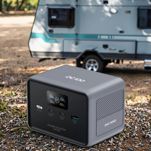 Estación Portátil Compacta y Ligera de 100W 96Wh LiFePO4 con Carga Rápida de 100W, Entrada Solar MPPT, Batería Externa para Automóvil - Product Image 1