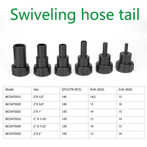Ibc टैंक एडाप्टर ibc युग्मन pp 2 "नली टेल x s60x6 महिला स्विवलिंग होज शेंक आईबीपी टैंक फिटिंग बगीचे पानी नली कोन्क्टर - Product Image 5