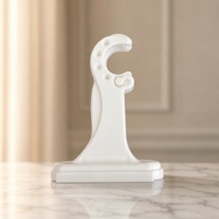 Support double pour tringle à rideau, tringle romaine universelle vintage, base de support double fixe, accessoire de support