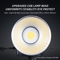 Kit de luz de fotografía de enfoque en vivo profesional, iluminación suplementaria de 300W para película, TV, foco de fondo suave