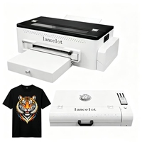 Mesin Cetak DTF A3 L1800 dengan Oven Roll Feeder, Sirkulasi Tinta Putih Laptop, Dukungan Teknis Jarak Jauh 1:1 untuk Kaos