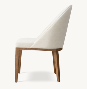 Konnrad, gran oferta, cocina interior posmoderna, juegos de comedor de roble, Hotel, restaurante, muebles de comedor, silla lateral de comedor de tela - Product Image 3