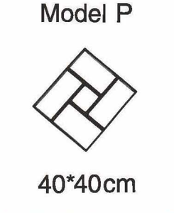 Molde de plástico PP para pavimento de jardín DIY, baldosas para suelo, electrodomésticos negros de 50x40x4cm - Product Image 2