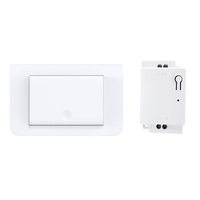 Panel de interruptor de Control remoto inalámbrico a través de la pared HILYNN para Smart TT App PC Material ignífugo Diseño moderno 10A 240V Single