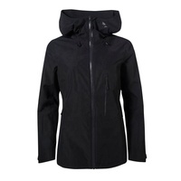 Veste de ski et de neige imperméable pour femmes en tissu polyester extensible à 2 couches, doux et confortable