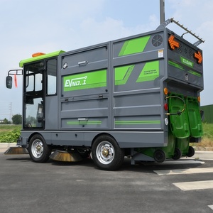 Áp lực cao rửa đường và quét Xe Tải/chân không đường quét Xe Tải/đường phố làm sạch xe tải để bán - Product Image 5