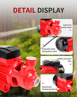 KAFUWELL PA5765 Mini pompe à eau propre électrique portable domestique 750w 1hp pompe chauffe-eau de pressurisation à usage domestique
