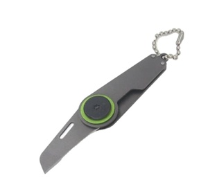 Mini Coltello Pieghevole in Acciaio Inox, Taglierino Multiuso Tascabile, Apri Lettere, Taglia Nastro, Portachiavi, Apri Pacchi e Buste - Product Image 1