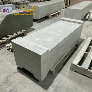 Nuevo Banco de Jardín Magic Stone UHPC de 3 cm de Grosor, Resistente a la Corrosión, Banco Artístico para Exteriores, para Parques y Plazas - Product Image 1