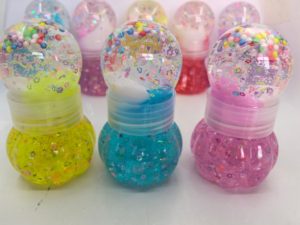 ชุดสไลม์คริสตัลกลิตเตอร์ใสสีกาแล็กซี่แบบผสมสี ขวดขนาดกลางสองชั้น ดีไซน์ใหม่ - Product Image 2