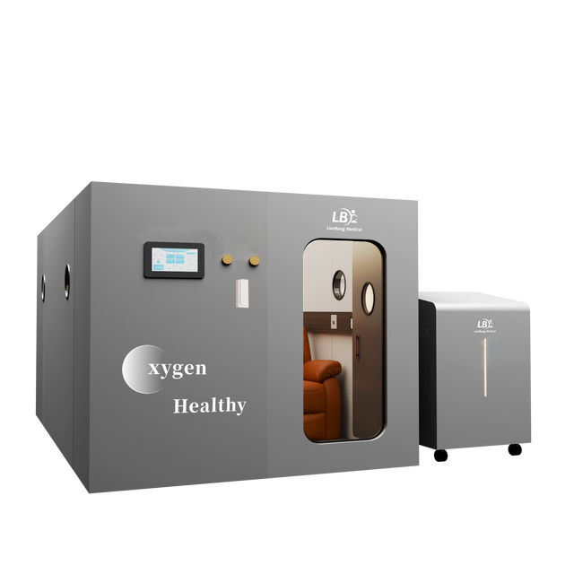 1.3 ATA Hard Shell Steel Hyperbaric Oxygen Chamber 4 Person Multi User HBOT 90-95% Oxygen Concentration for Home Use CE