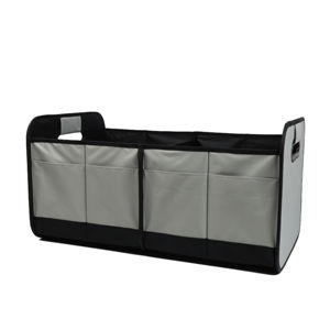 Organisateur de coffre de voiture pliable en matériau Oxford de grande capacité de stockage Oxford noir OEM - Product Image 4