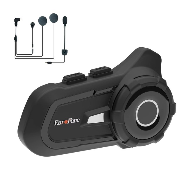 CEROHSTELEC FCC Certified 6 Riders Full Duplex Intercom Headset 1200 Meters Motorcycle for Helmet Intercom Headphone Noise