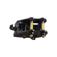 Attache rapide hydraulique haute performance RIBETTER pour mini-excavatrice, conception innovante pour chargeuses-pelleteuses de 1 à 30 tonnes