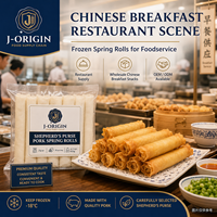 Rollitos de cerdo con carne de oveja congelada, Dim Sum chino OEM, opción vegetariana, venta al por mayor para restaurantes, distribuidores, marca privada