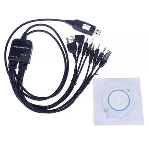 Cable de Programación USB 8 en 1 para Walkie Talkie, Función de Auricular con Sonido Nítido y Fuerte, Compatible con Comunicación Bidireccional de 2 Chips - Product Image 2