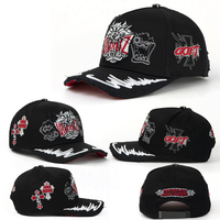 Casquettes de baseball pour hommes avec logo personnalisé brodé, nouvelle mode en gros, 5 panneaux, visière incurvée, chapeaux de barbe, chapeaux d'extérieur avec patch