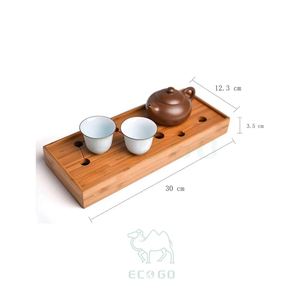 Bandeja de Té de Bambú Grande y Duradera de Diseño Personalizado de Seven Stars Manufacture, Caja de Almacenamiento de Agua, Juego de Té Moderno Clásico con Logotipo Personalizado - Product Image 5