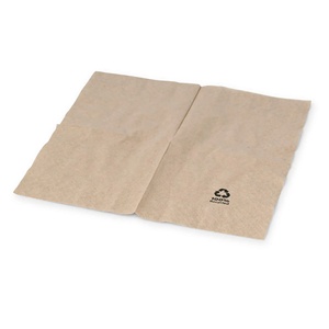 Servilletas de Cóctel Más Vendidas, Papel Reciclado, 20x20cm, 2 Capas, Plegado 1/4, Color Marrón, Desechables - Product Image 4