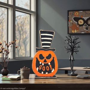 Décorations en bois pour fête d'Halloween, accessoires maison hantée citrouille pour les festivités d'Halloween des enfants, prix d'usine - Product Image 3