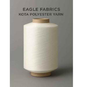 Fil de cône en polyester semi-mat 30D de qualité supérieure, blanc, 100 % polyester, matière première pour tissus, chemises, tissage et tricot - Product Image 3