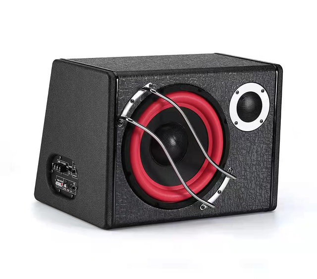 High-power Audio Auto Car Amplifiers and Subwoofer  Trapezoidal Bass Car Subwoofer With Box and Amp