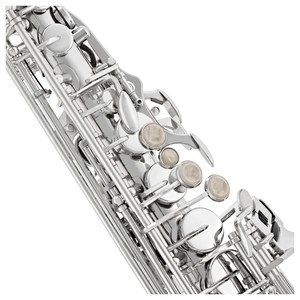 Instrument à vent Aiersi flambant <span class=keywords><strong>neuf</strong></span> au <span class=keywords><strong>prix</strong></span> de gros <span class=keywords><strong>Saxophone</strong></span> alto nickelé argenté avec étui - Product Image 3