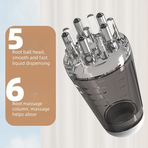 Sérum para Crescimento Capilar com Dispenser de Óleo e Ferramenta de Massagem para Cabelos Cacheados e Secos, Fórmula 2 em 1 com Óleos Essenciais Medicinais - Product Image 2