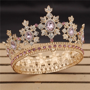 Couronnes de <span class=keywords><strong>mariage</strong></span> de luxe, 10 pièces, bijoux de cheveux, en cristal, accessoires de coiffure, <span class=keywords><strong>couronne</strong></span> de spectacle pour femmes, diadème, bal - Product Image 4