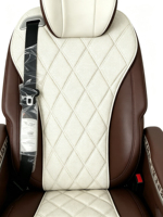 Siège électrique pour camping-car, SUV, fourgonnette, avec commande tactile intelligente, repose-jambes, ceinture 3 points, siège de modification automobile