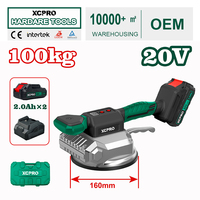 20V Kabelloser Fliesen-Vibrationsapparat 100kg Adsorptionskraft 160mm Saugnapf Fliesenrüttler für Heim- und Baurenovierung