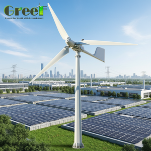 ระบบไฮบริดพลังงานลมและพลังงานแสงอาทิตย์ 10KW 20KW สำหรับใช้ในบ้าน พร้อมแบตเตอรี่ลิเธียม Deye คุณภาพสูง - Product Image 5