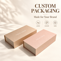 Boîte cadeau magnétique personnalisée en gros avec logo, boîte d'emballage rigide en papier de luxe pour le stockage de produits cosmétiques