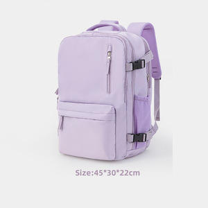 Custom 2025 Fashionable Multi-pocket <b>Nylon</b> Lining School Leisure Travel <b>Backpack</b> Waterproof Laptop Bag Softback <b>Backpack</b> - Product Image 5