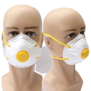 Sangles de tête <span class=keywords><strong>FFP2</strong></span> Protège-dents en forme de coupe <span class=keywords><strong>Masque</strong></span> respiratoire à particules <span class=keywords><strong>avec</strong></span> valve respiratoire pour la protection des adultes Sécurité personnelle - Product Image 1