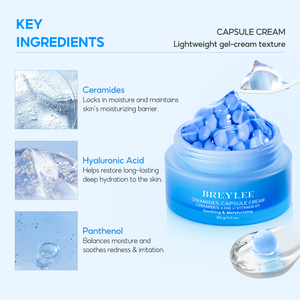 Crema en Cápsulas Reparadora, Reafirmante y Calmante Instantánea con Ceramida BREYLEE - Product Image 3