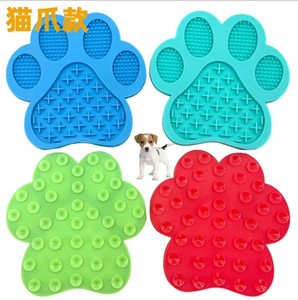 Alfombrilla de silicona personalizada para perros, comedero lento con diseño de panal, almohadilla de silicona para lamer, tazón de alimentación lenta para perros, alfombrilla antiasfixia para mascotas con ventosas - Product Image 1