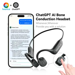 AI Chat Earpieces Hearit.at AI Audio Experience Wireless Headphones With Microphone AI Enabled Earbuds