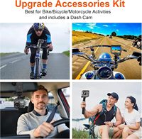 Caméras d'action 5K WiFi pour vélo, moto, sports extrêmes, vidéo sous-marine 30M, photographie professionnelle, caméra de vlogging pour casque