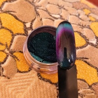 Nouvelle Poudre à Ongles Transfrontalière Effet Miroir Magique Polarisé Rose Aurore Caméléon Œil de Chat Couleur Morandi Paillettes Motif Étoile