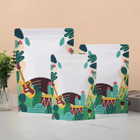 Sachet debout en plastique avec fermeture éclair, personnalisable avec logo, anti-odeur, pour emballage de chips, de gelée, de nourriture, 5 oz