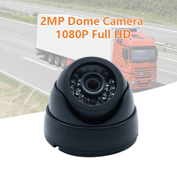 Cámara Domo AHD 1080P con Micrófono de Audio, Gran Angular, para Monitoreo Interior de Autobuses, Autocares y Autobuses Escolares, Sistema MDVR
